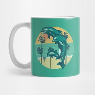 Stylish dolphins Mug